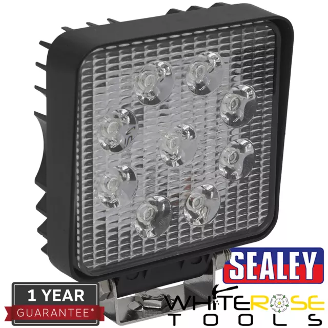 Sealey Work Light Square with Mounting Bracket 27W SMD LED