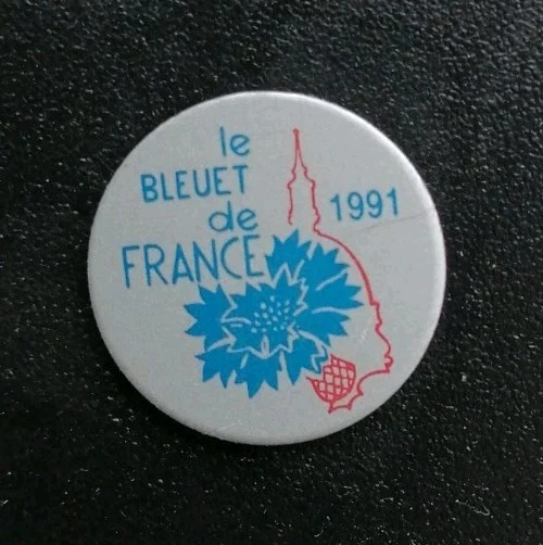 Ancien Insigne épingle Pierre Bleu – Badge Vintage, Thème Blue Peter, Occasion