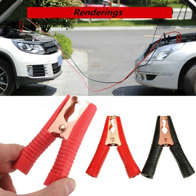 Résistant Alligator Clip Isolé PVC Outil 250V/100A Batterie Test Serre-Joint