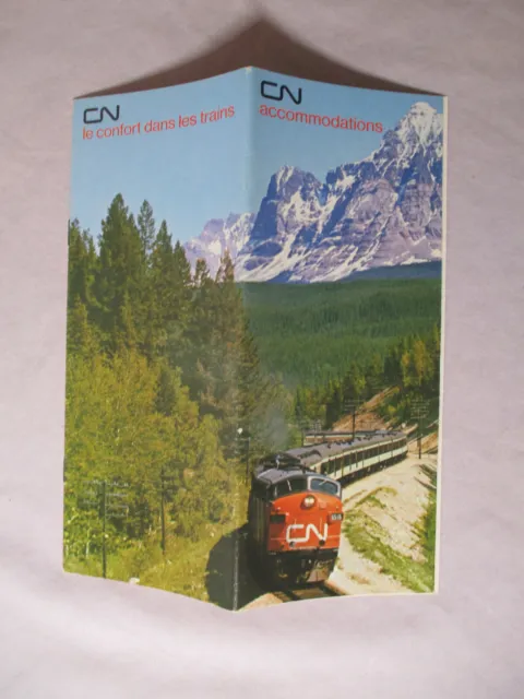 1974 CN CANADIAN PACIFIC Railroad Brochure # 2329
