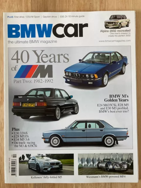 BMW Car Magazine October 2012 Edition 40 Years of M Sport Ultimate BMW Magazine