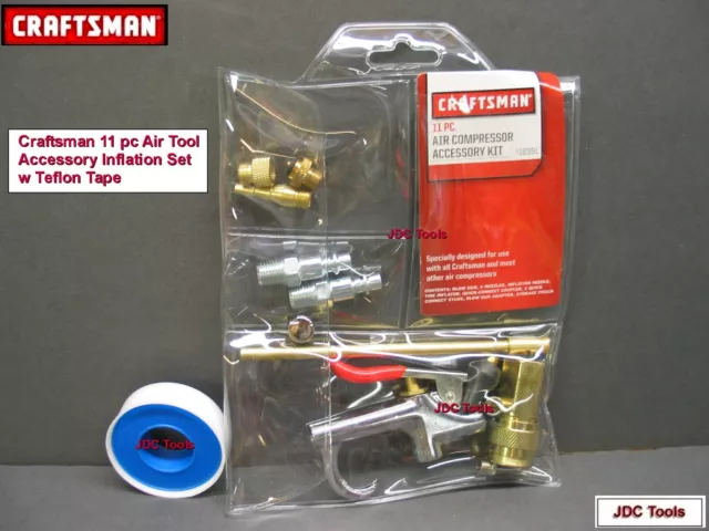 CRAFTSMAN AIR TOOL ACCESSORY SET 11 pc WITH STORAGE