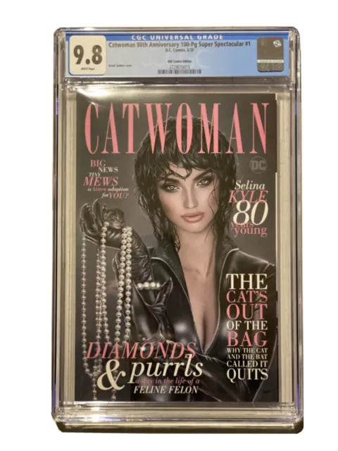 Catwoman 80th Anniversary 100-Pg Super Spectacular 1 CGC 9.8 Sanders Variant KRS