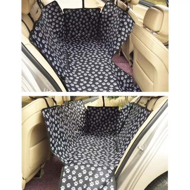 Waterproof Scratch Proof Nonslip Pet Seat Cover Car Paw Printing Large Seat