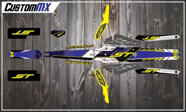 Kit Grafico Completo Adesivi Per Sherco ST Trials 2010-2015 - Decalcomanie Personalizzate CustomMX