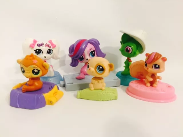 6 littlest pet shop McDonald's Happy Meal Toys LPS#53 HB2 2