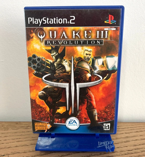 Quake III Revolution - Jeu Complet PS2, Sony PlayStation 2, EA Games, PAL, Français, Manuel Inclus, Testé