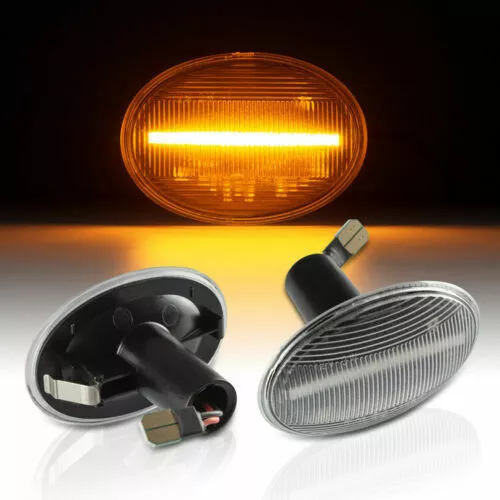 LED Clignotants Latéraux Convient pour BMW Mini R55 R56 R57 R58 R59 Clair [7139]