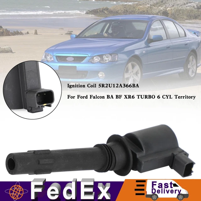 IGNITION COIL 5R2U12A366BA For Ford Falcon BA BF XR6 TURBO 6 CYL