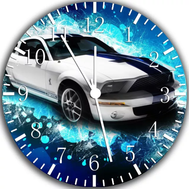 MUSTANG Shelby Gt Frameless ohne Grenzen Wall Clock Schön Für Geschenk Oder Deko