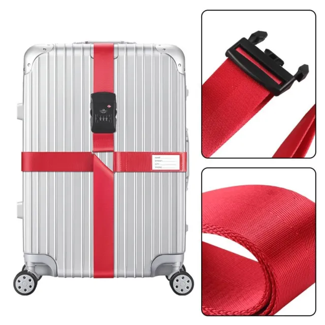 Lock Suitcase Cross Belt Packing Strap Straps Belt Luggage Belt Luggage Straps