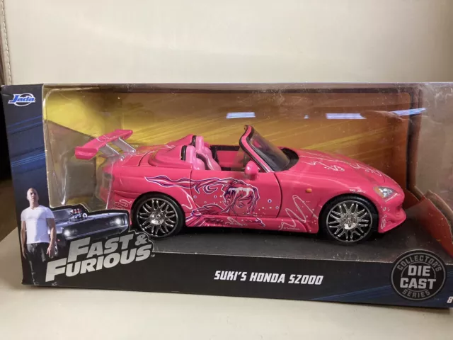 Jada Fast and Furious scala 1/24 Suki's Honda S2000 con porte apribili
