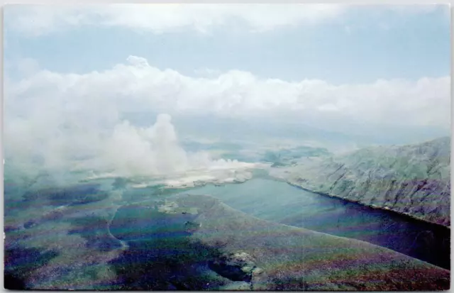 Mount St Helens Volcano Spirit Lake Skamania County Washington Vintage Postcard