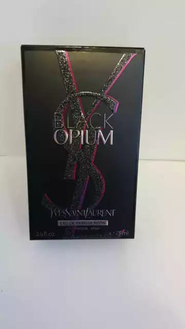 Ysl Black Opium Edp Neon 75 Ml Eau De Parfum  Natural Spray - Nuovo
