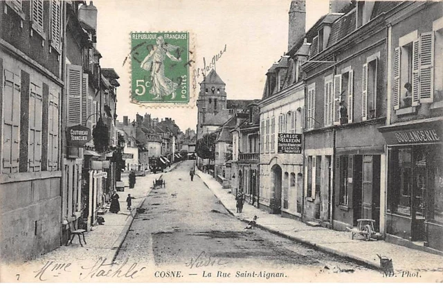 58 - COSNE- SAN25575 - La Rue Saint Aignan