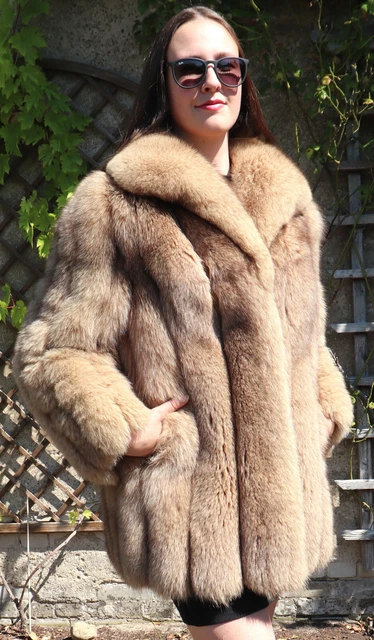Manteau store en renard