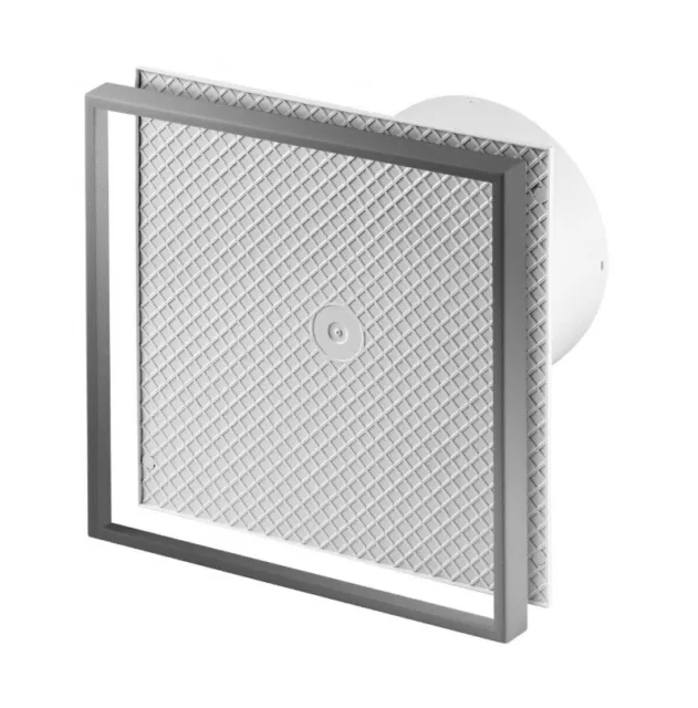 Ventola estrattore bagno piastrellato 100 mm con timer sensore di umidità / ventilatore a parete