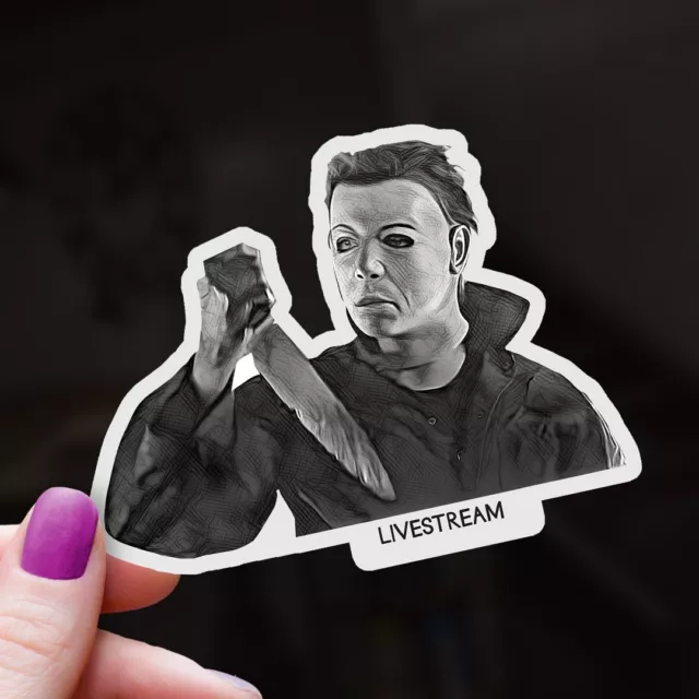 Halloween: Resurrection Michael Myers Sticker! Halloween Sticker Ships Free!