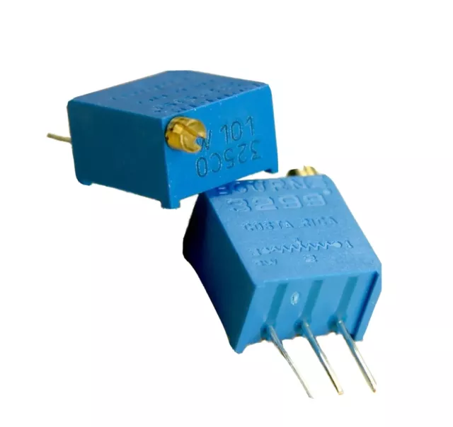 Bourns 100 ohm 1/2 watt Cermet Multi turn Trimmer Resistor Pack of 2