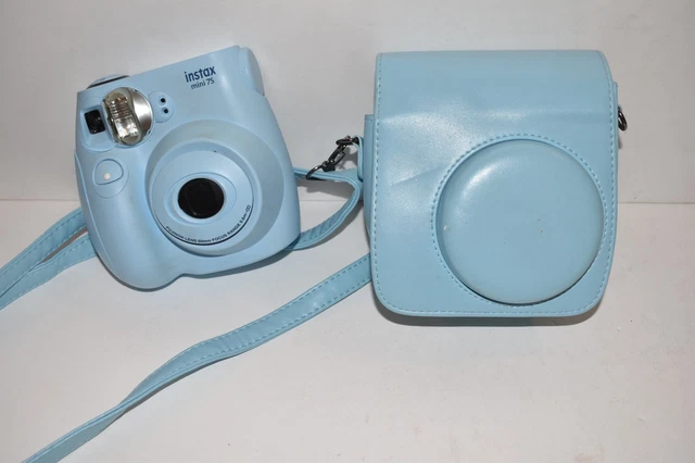 Mini 7 Camera FUJIFILM INSTAX MINI 7s Camera Bundle - Light Blue - Working (QEG58 ...