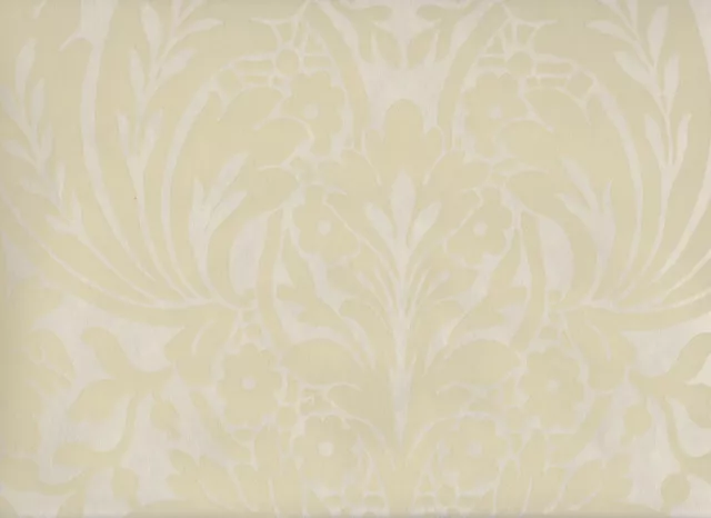 $4 SAMPLE: Historic Reproduction Wallpaper 18th-19th Century GOLD DAMASK