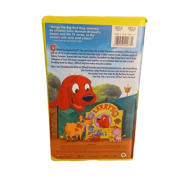 CLIFFORD'S REALLY BIG Movie VHS 2004 Cartoon Classic 2004 Award Winning