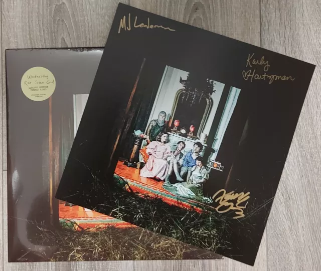 ☆SIGNED☆ Wednesday - Rat Saw God - PURPLE 12'' Vinyl LP (Sealed) + SIGNED PRINT