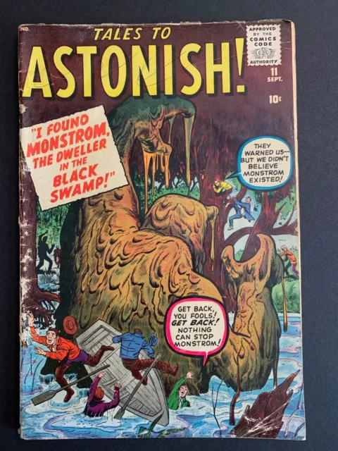 Tales to Astonish 11 GD- -- Kirby, Ditko Marvel PSH 1960