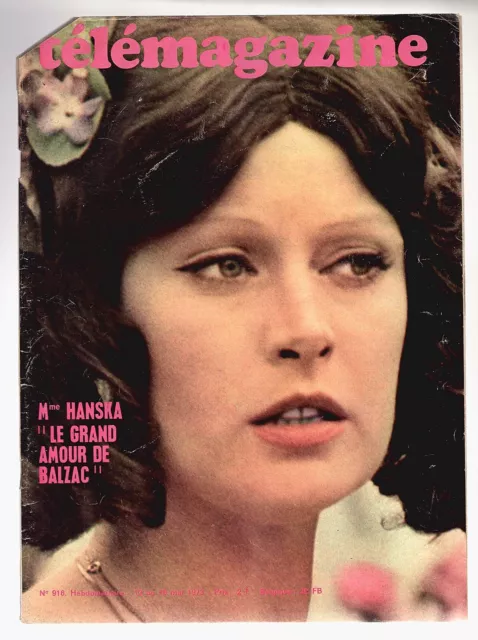 ▬►►Télé Magazine 916 (1973) RIKA ZARAÏ_C.JERÔME_WEISSMULLER_LENORMAN_DANY CARREL