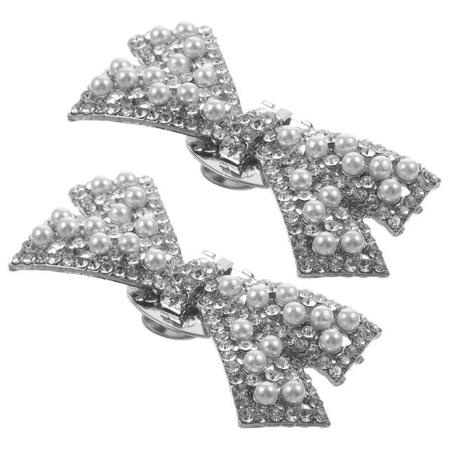 1 paio di clip per scarpe con fiocco scarpe da sposa ciondoli scarpe decorazioni per donna ragazze