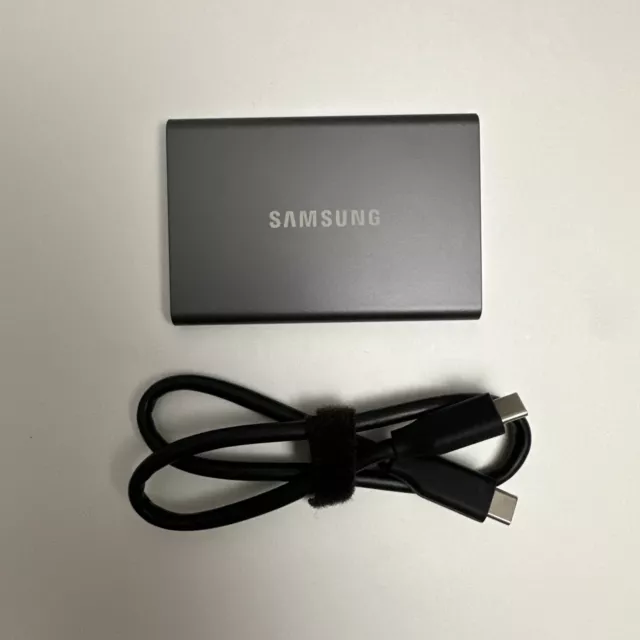 Samsung T7 500GB Portable External SSD - Silver (MU-PC500T)