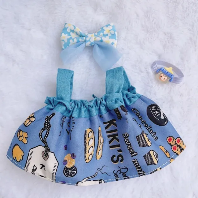 Bow Doll Clothes Handmade Girl Gift Mini DIY Toys  Plush 2