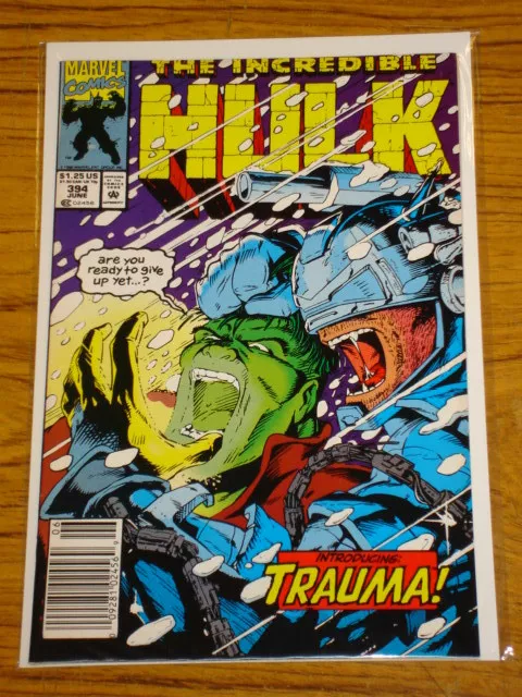 Incredible Hulk #394 Vol1 Marvel Cvr 1St App Of Trauma June 1992