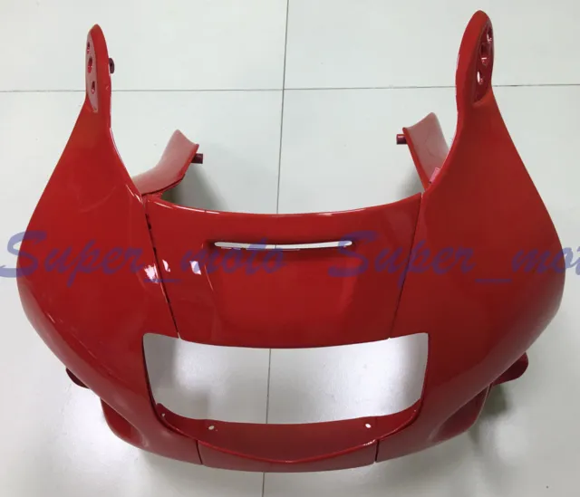 Front fairing nose Plastic Cover Head cowl Fit For Honda CBR600 F2 1991-1994 Red