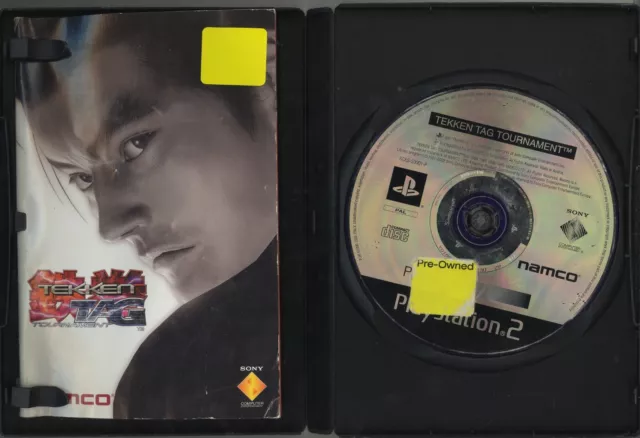 Tekken Tag Tournament Sony PlayStation 2 PS2 2002 PS2 Disc & Manual PAL