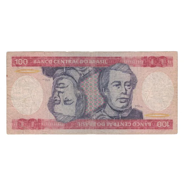 [#147261] Banknote, Brazil, 100 Cruzeiros, KM:198b, VF(20-25)