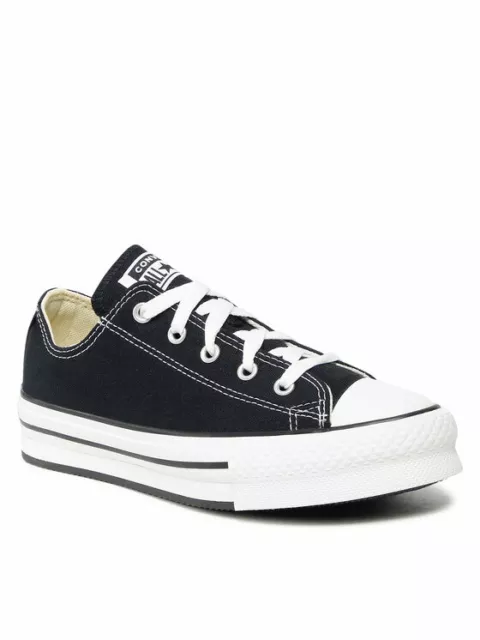 Scarpe Sneakers Donna Converse CHUCK TAYLOR Nero ALL STAR EVA LIFT da 36 a 40