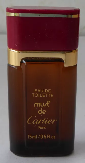 Must de Cartier 15 ml - Eau de Toilette-  seltener Flakon - voll