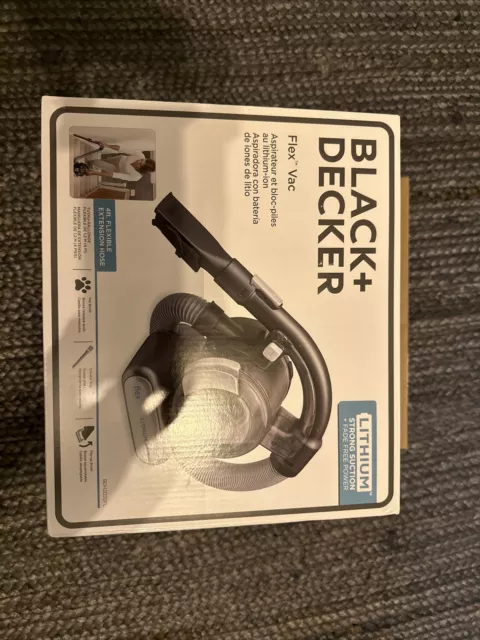 Black & Decker BDH2020FL Dustbuster Flex 20V MAX Brushed Lithium-Ion  Cordless Hand Vacuum Kit (1.5 Ah) - Yahoo Shopping