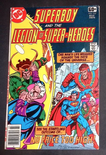 Superboy & The Legion Of Superheroes #237 Bronze Age DC Comics F/VF