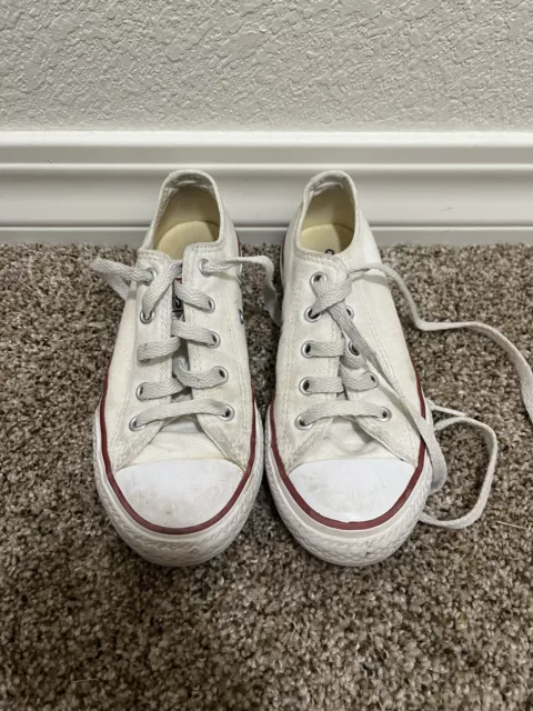 Converse Chuck Taylor All Star Youth Optical White Size 13  3J256