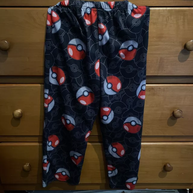 Pokémon Poke balls Gray Pajama Pants Youth Small 6 (m2) 2