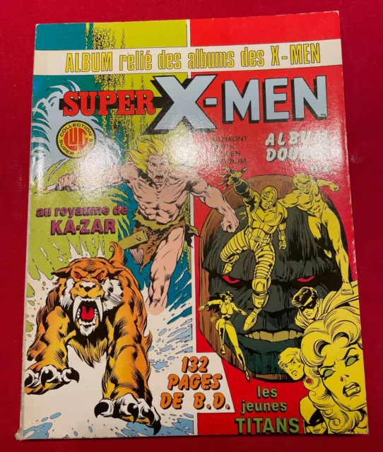 Album Relie Double Album N°2 Des Super X-Men Ed Lug