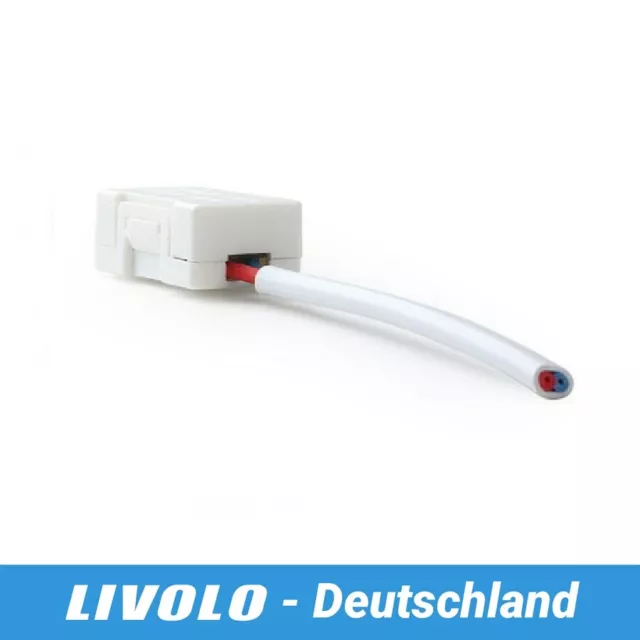 Funk Touch Lichtschalter mit Glasblende in Weiß- LIVOLO-Deutschland