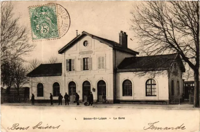 CPA AK BOISSY-SAINT-LEGER La Gare (600288)