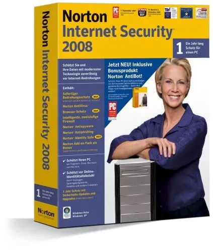 Norton Internet Security 2008 incl. Norton AntiBot (PC)