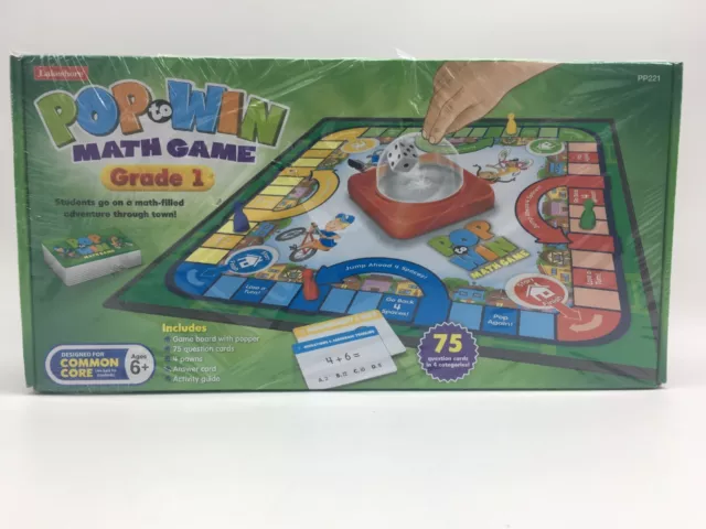 Lakeshore Pop to Win Common Core Math Board Game Grade 5 Home