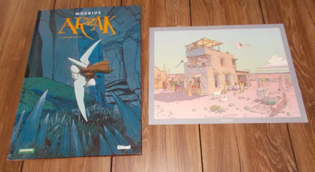 Bd Moebius / Arzak - L'arpenteur + Ex Libris / 1Er Edition Coul. / Glenat / Tbe