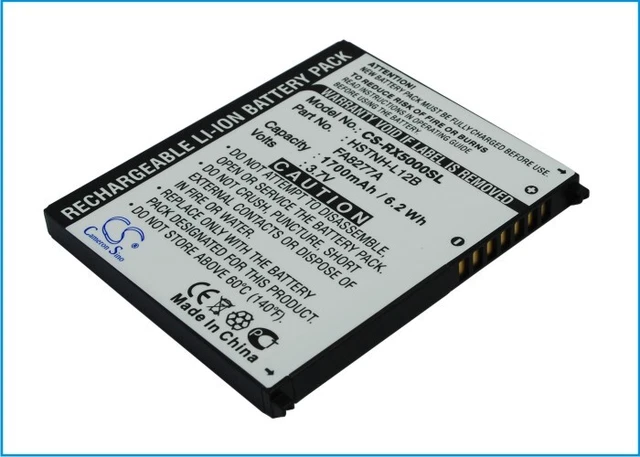 Battery for HP iPAQ rx5000 rx5700 rx5900 rx5970 430128-001 FA8277A HSTNH-L12B
