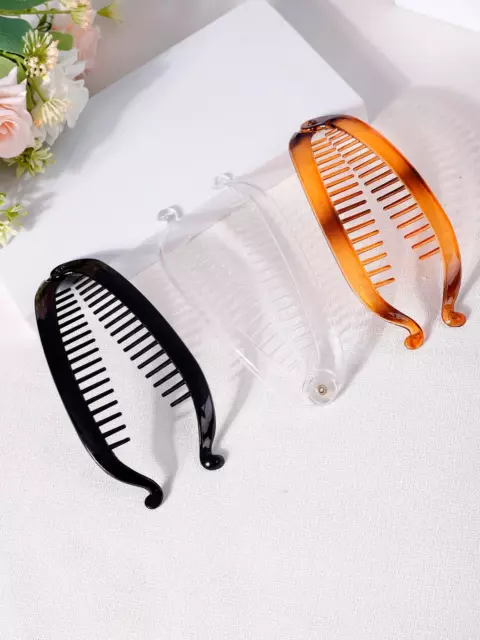 Women's Long Banana Clip Hairpin Clips Catch Ponytail Hair Accessories Girls